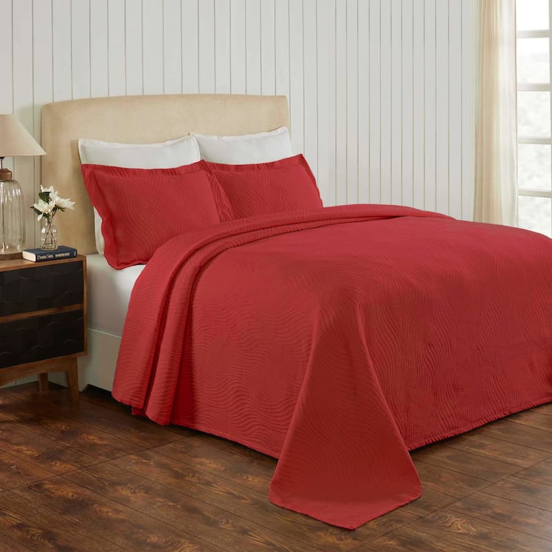 Superior Cascade Cotton Decorative Bedspread Set