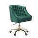 preview thumbnail 23 of 115, Lydia Swivel Height Adjustable Task Chair with Gold Base