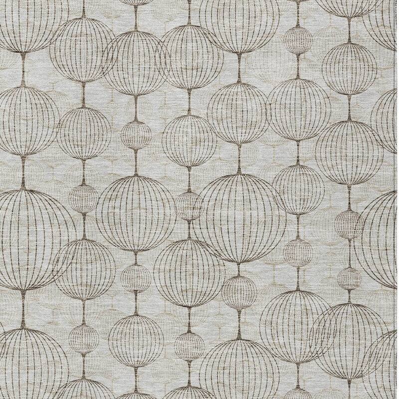 HomeRoots Geometric Transitional Rectangle Outdoor Rug