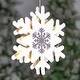 preview thumbnail 4 of 10, Set of 3 Hanging Christmas Lights- Snowflakes or Stars