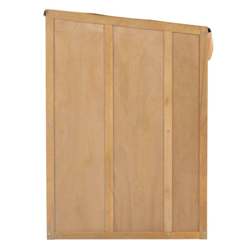 Twin size House Bed with Two Drawers and Wardrobe