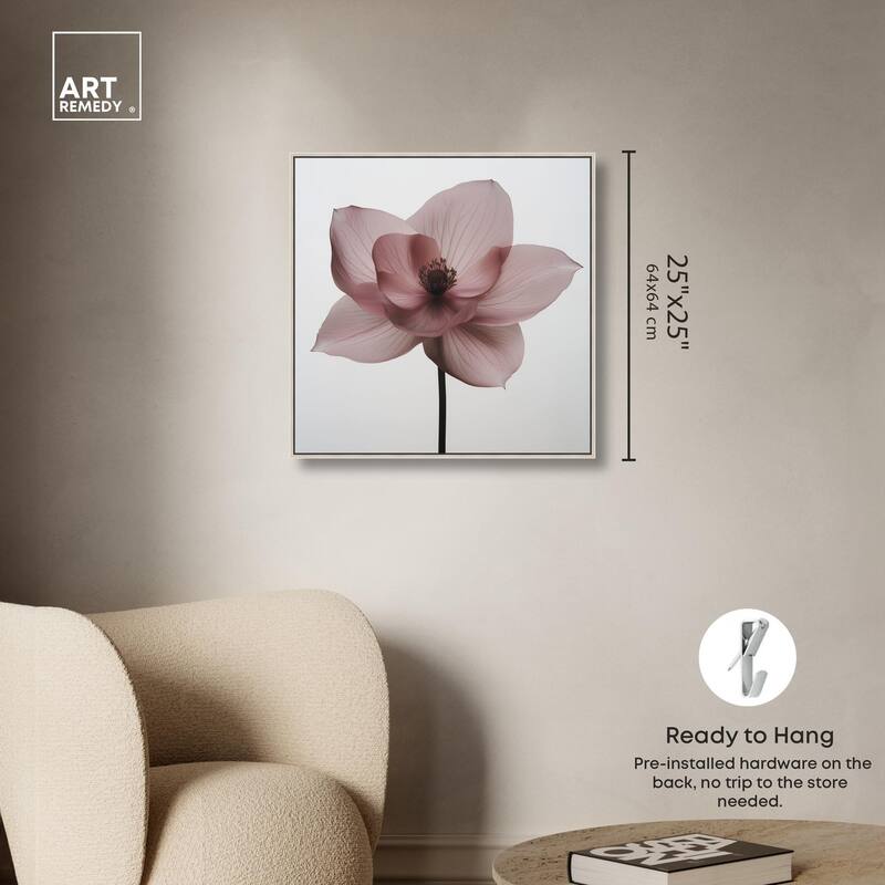 Silken Sepals Canvas by Art Remedy