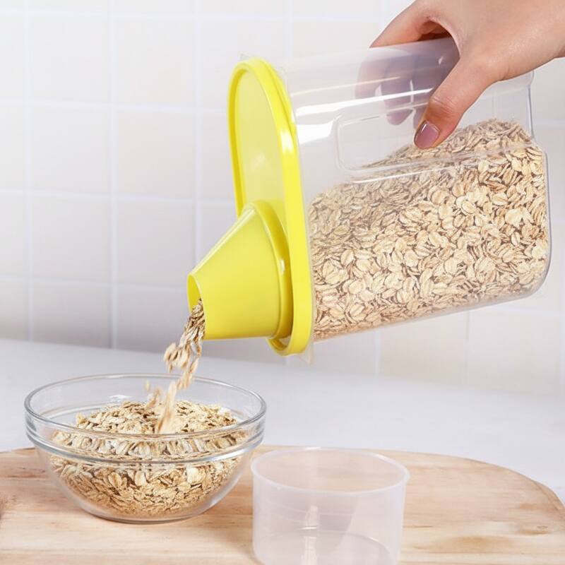 BPA-Free Food Storage Containers with Lid - Perfect for Storing Flour, Sugar, Grains, Rice, Cereals, and Baking Supplies