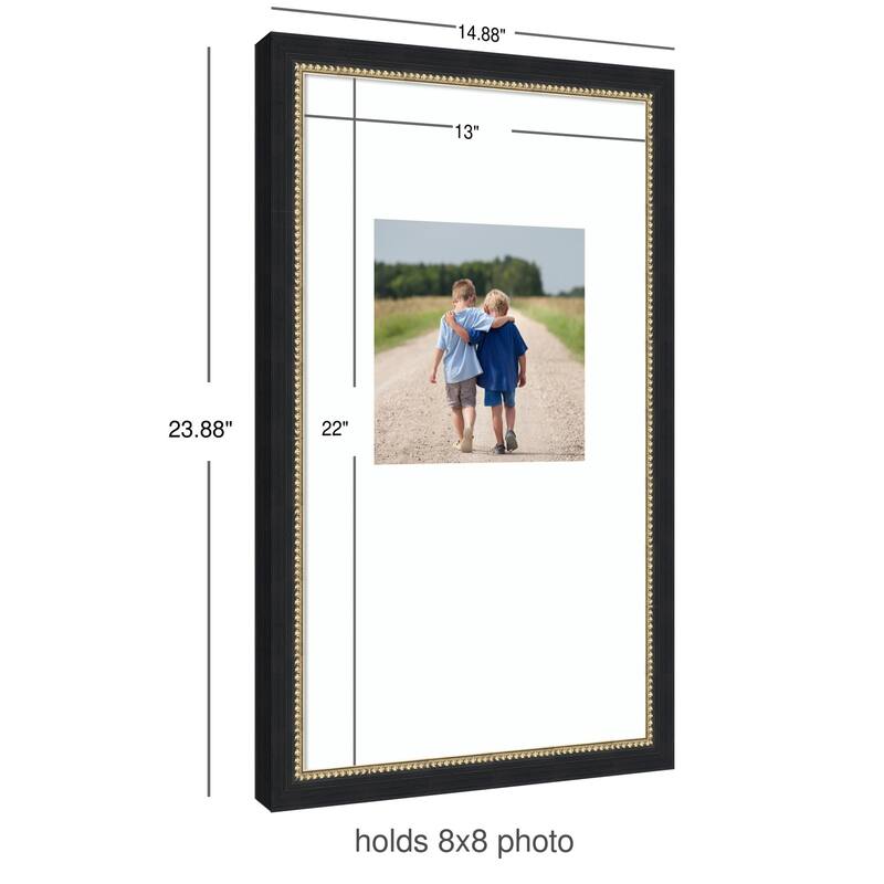 Kate and Laurel Belmont Black Photo Frame