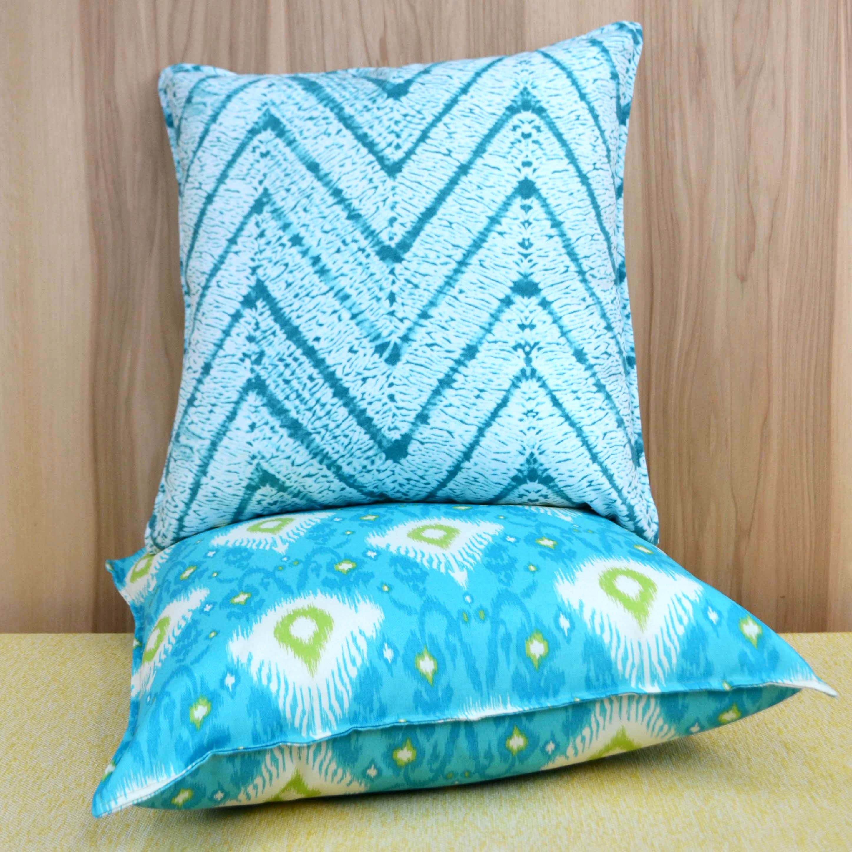 Outdoor tie discount dye pillows