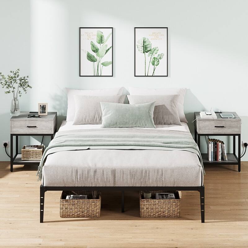 14 Inch Twin Size Foldable Bed Frame