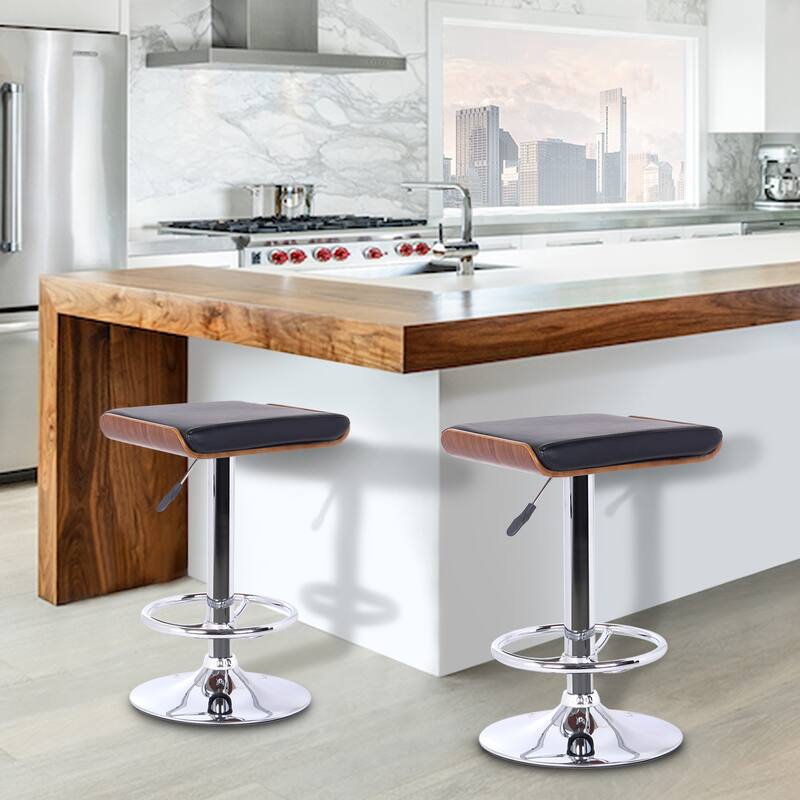 Java Backless Swivel Bar Stool - Black