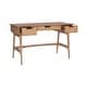 preview thumbnail 15 of 15, Lamine Rattan Mid-Century Desk
