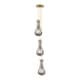 Option Striped Clear / Brushed Brass