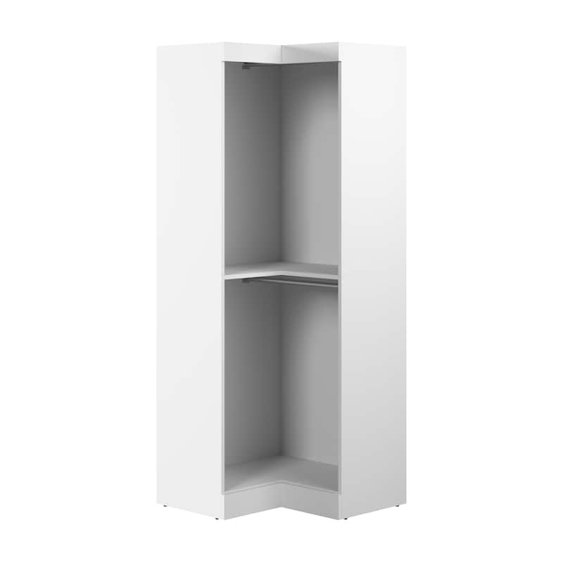 Pur 33W Corner Closet Organizer, Shelving Unit by Bestar