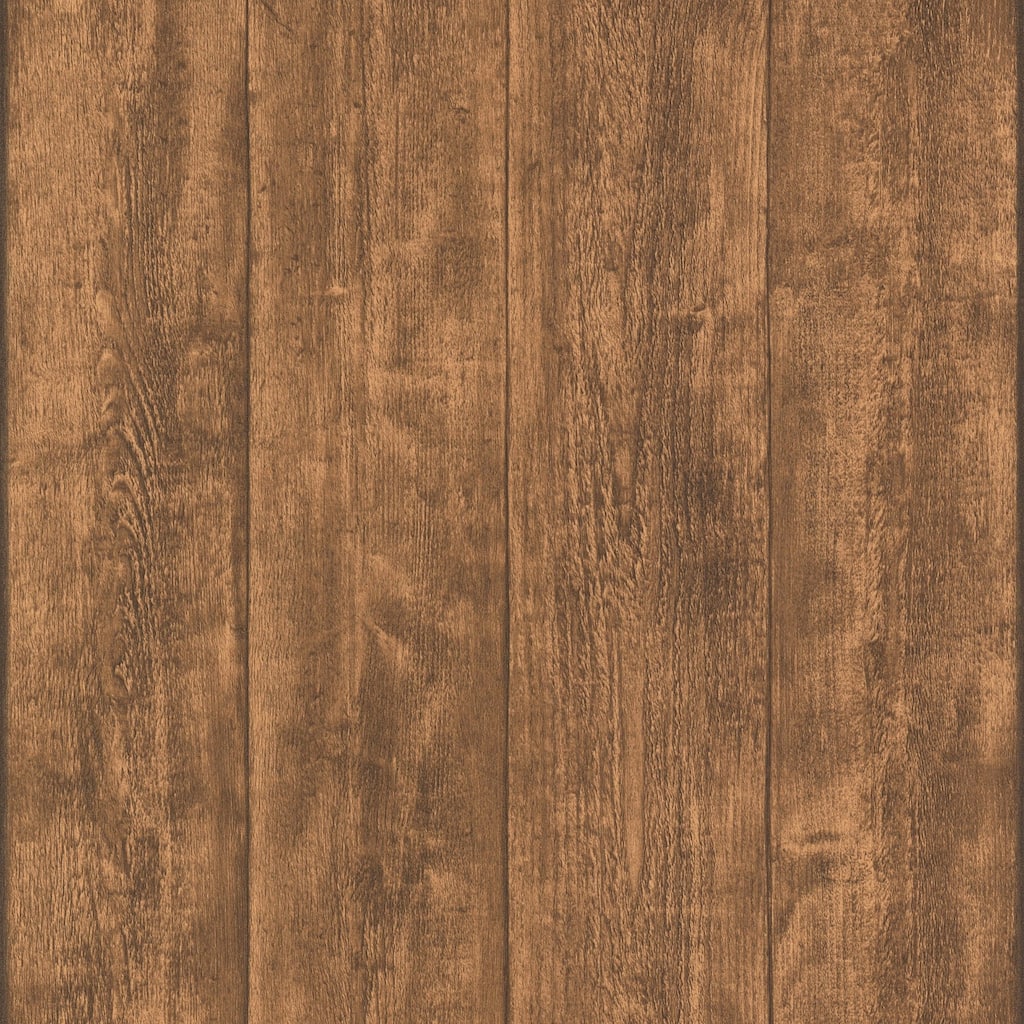 Galerie Wallcoverings Woods and Wicker Collection Vintage Wood Effect Matte Finish Vinyl on Non-woven Wallpaper Roll