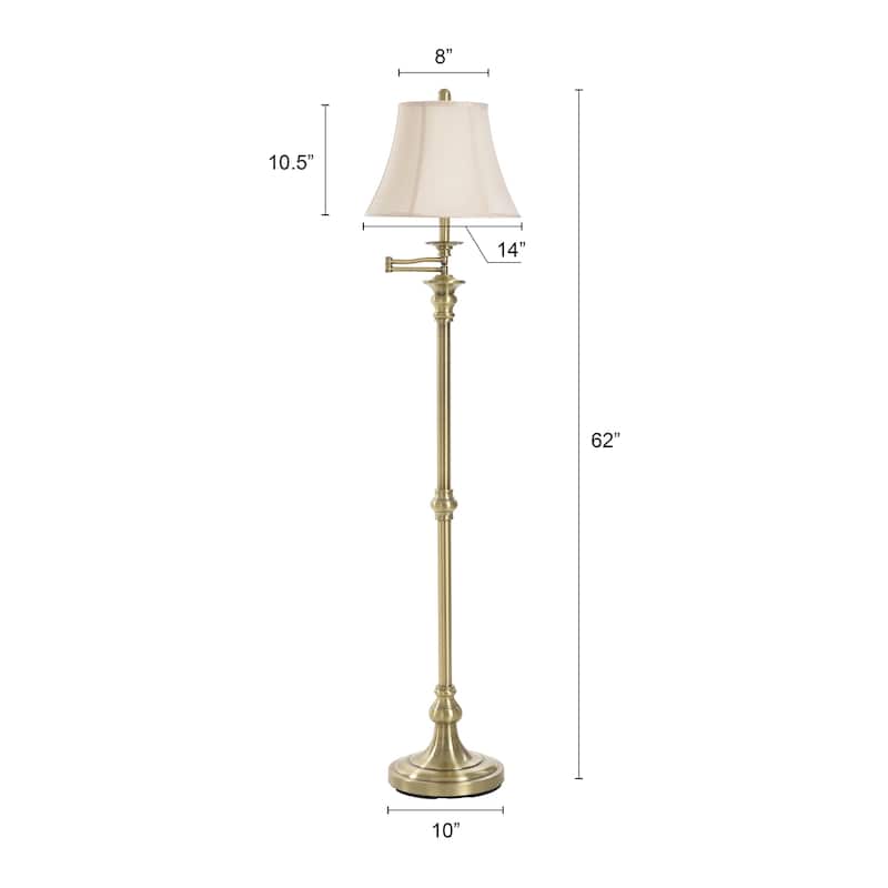StyleCraft Swing Arm Floor Lamp
