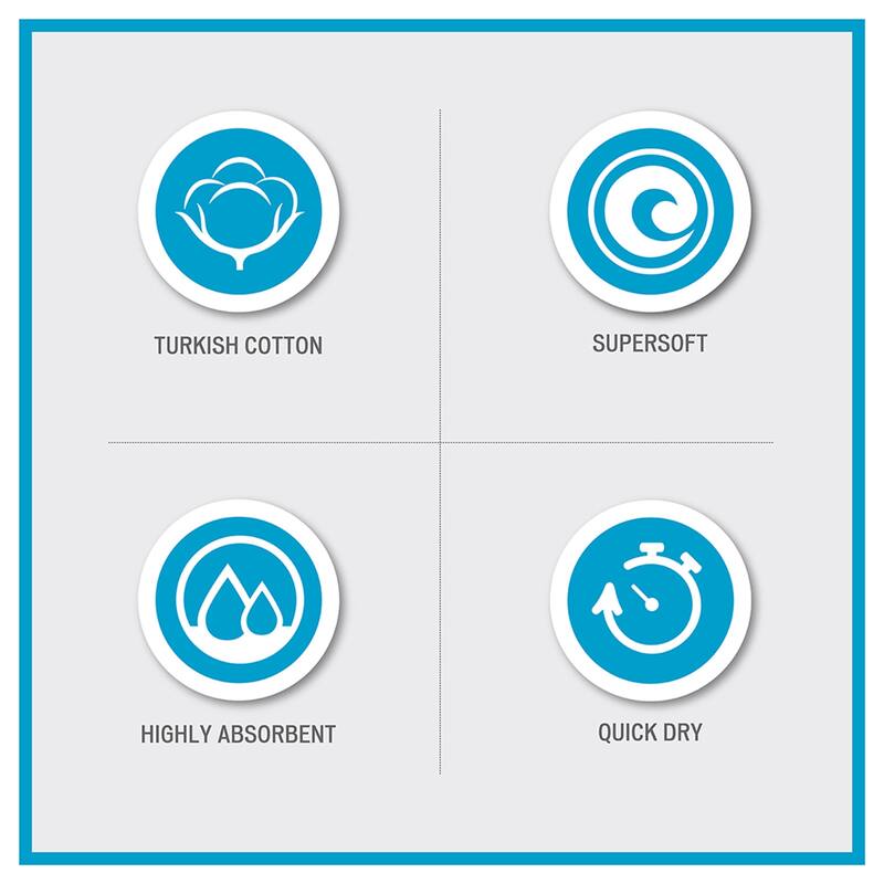 Aegean 100-percent Turkish Cotton 6 Piece Towel Set by 510 Design