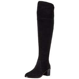 Zigi NY Neena Brown Leather Knee-High Boots - 11701460 - Overstock.com ...
