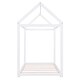 preview thumbnail 7 of 13, Wooden Twin Size Wooden House-Shaped Kids Bed, Sturdy & Durable, Easy to Clean, White