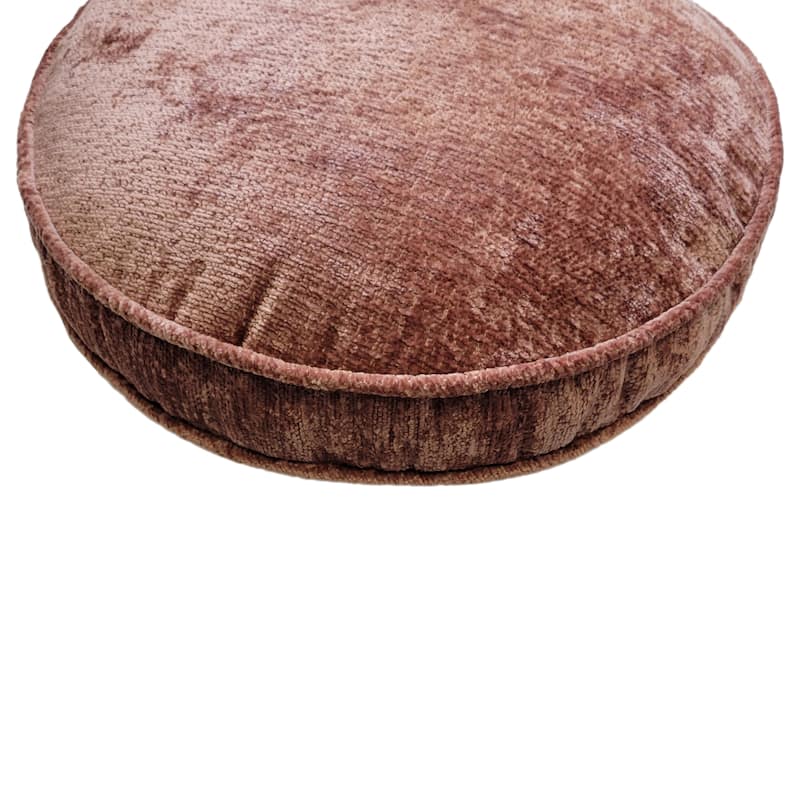 Edie At Home Delmonico Chenille Decorative Pillow 16" Round
