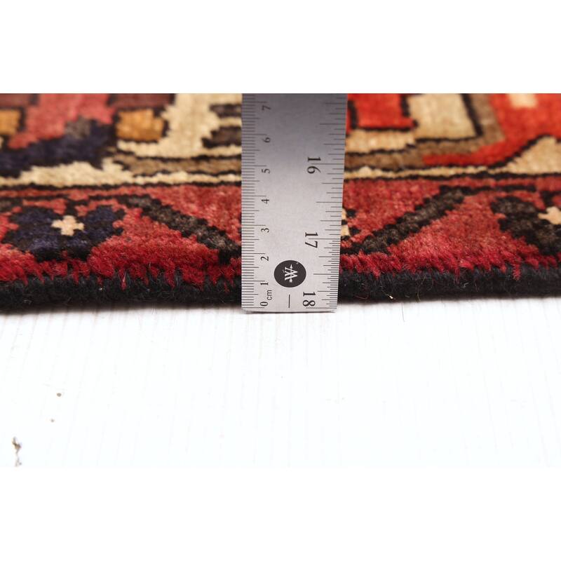 ECARPETGALLERY Hand-knotted Andelz Red Wool Rug - 4'9 x 6'2