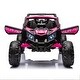 preview thumbnail 1 of 93, 12V Ride On Car with Remote Control,UTV ride on for kid,3-Point Safety Harness, Music Player Pink