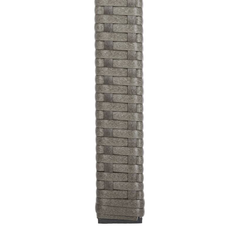 SAFAVIEH Outdoor Sherlyn 4-Piece Conversation Patio Set - 40W x 32D x 24H - Grey/Grey