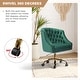 preview thumbnail 20 of 109, Modern Velvet Tufted Office Chair with Gold Metal Base by HULALA HOME