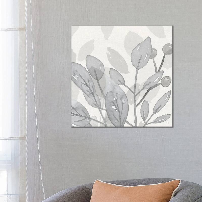 iCanvas "Shadow Leaves I" by Susan Jill Canvas Print - 26x26x1.5