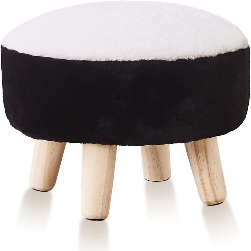 Small best sale fur stool