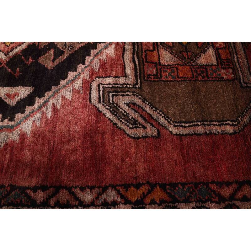 ECARPETGALLERY Hand-knotted Konya Anatolian Dark Red Wool Rug - 3'8 x 10'5