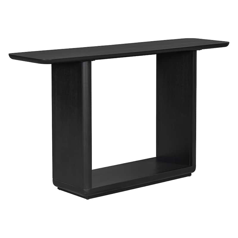 Elegant Minimalist Console Table with Curved Corners