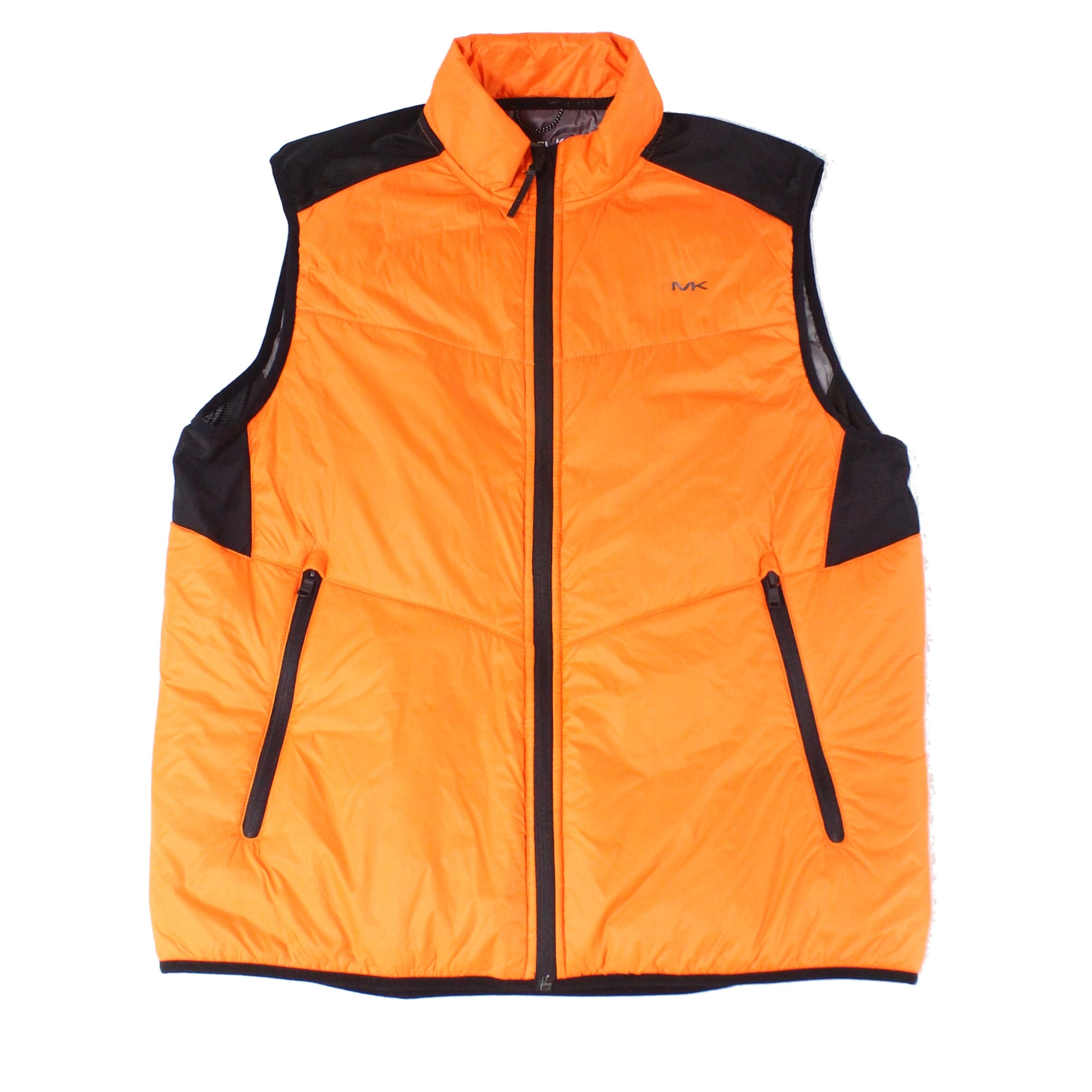 michael kors vest mens orange