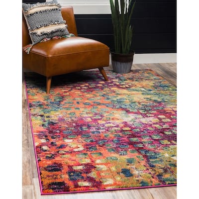 Contemporary Zhale Collection Area Rug