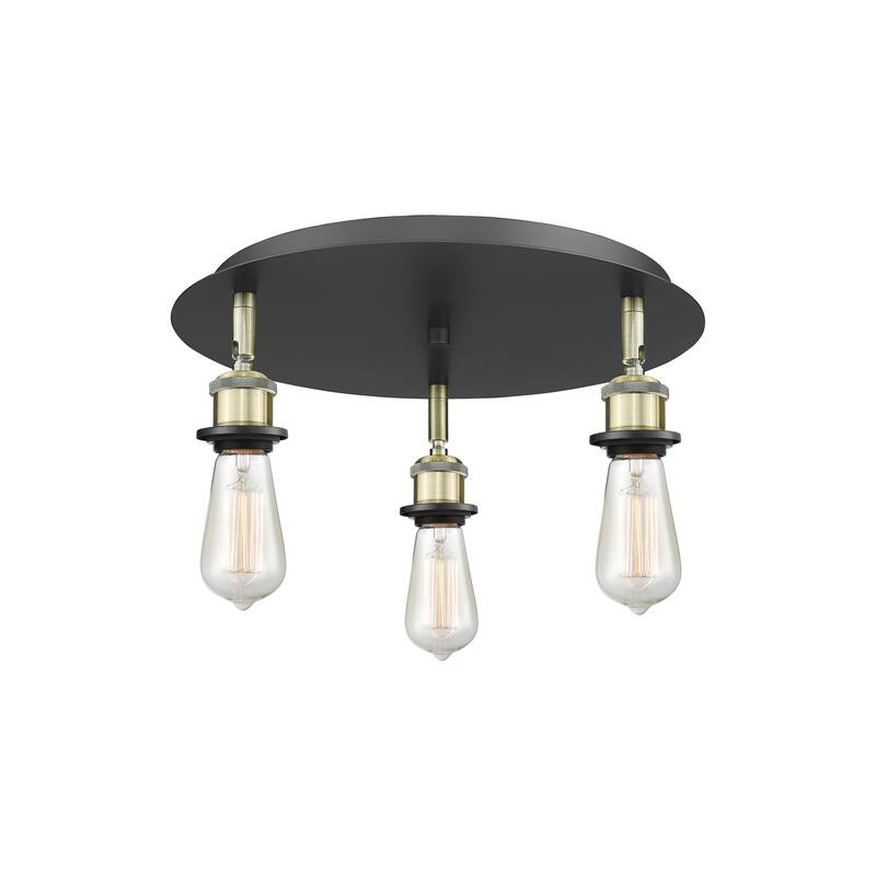 Innovations Lighting Ballston - 3 Light 12" Flush Mount