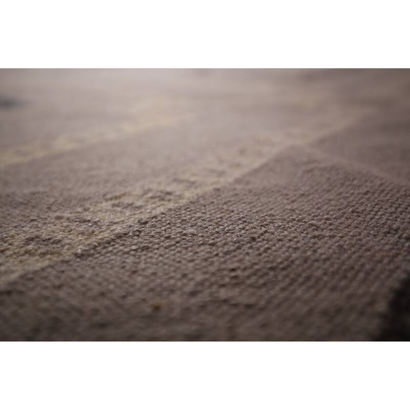 Flat Weave Kilim Durrie Oriental Large Area Rug Cotton Carpet - 10'5" x 18'9"