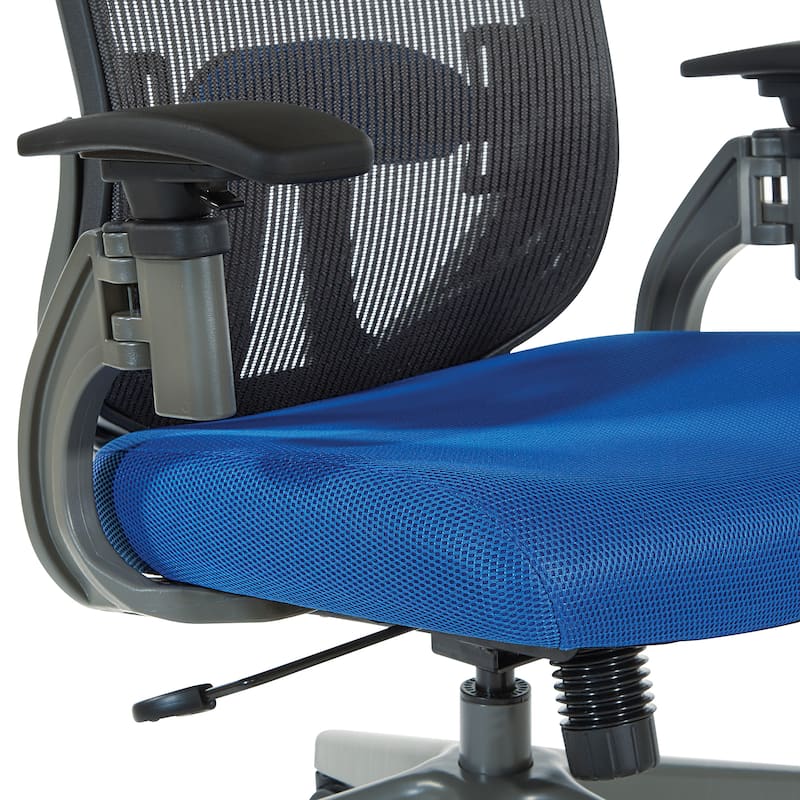 Grey Vertical Mesh Back Managers Chair