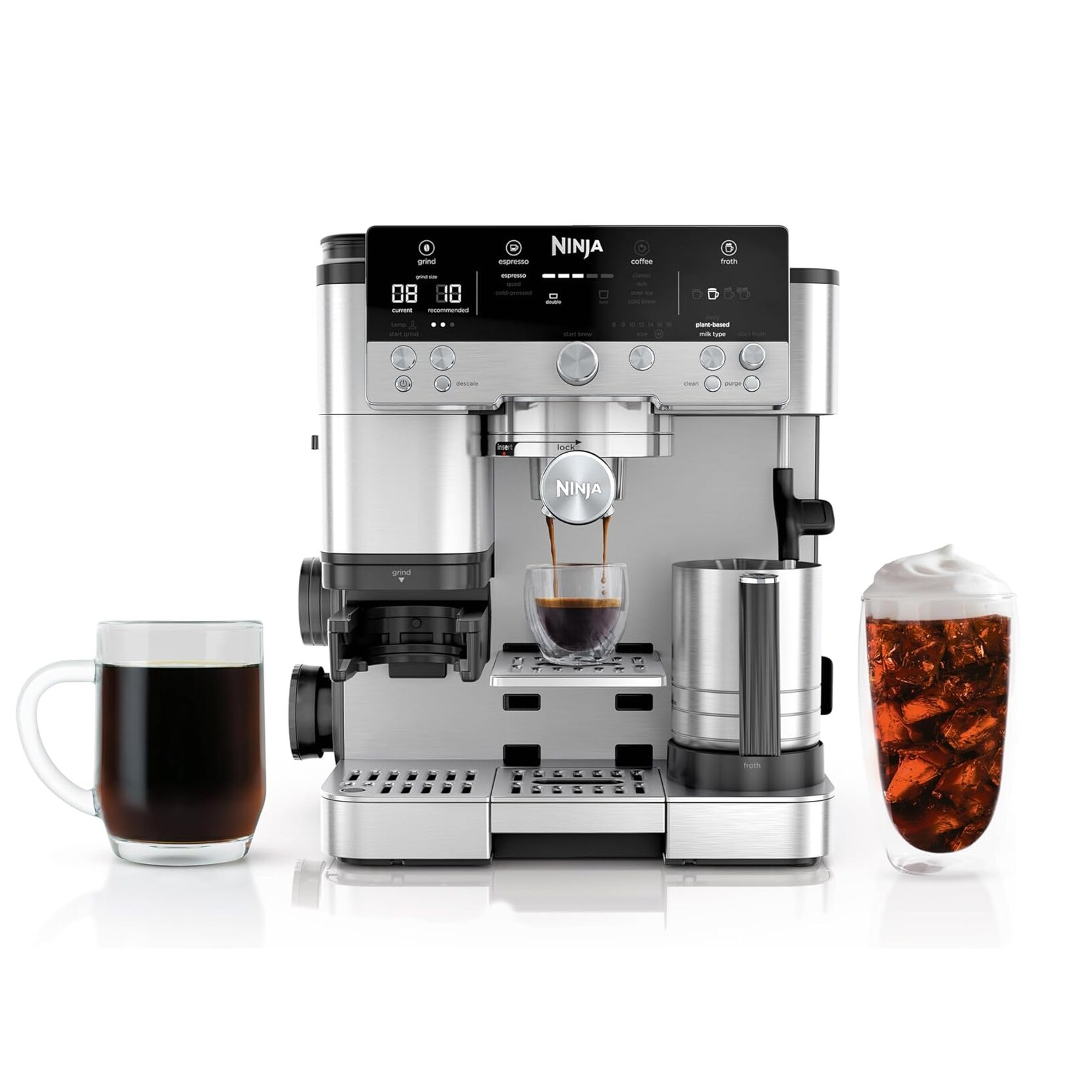 Ninja R-ES601 Luxe Café Premier Espresso Machine, Silver Ninja R-ES601 Luxe Café Premier Espresso Machine, Silver