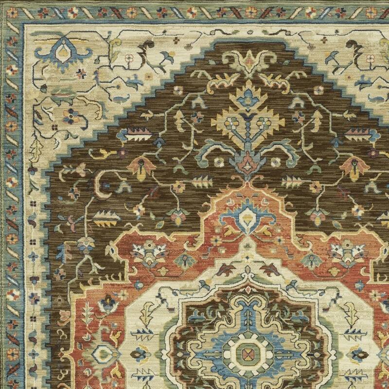 HomeRootsOriental Traditional Rectangle Area Rug