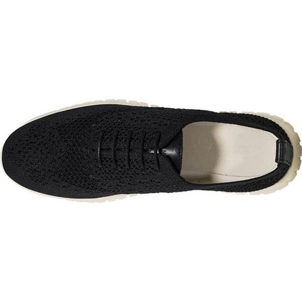 cole haan women's black leather sneakers