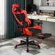preview thumbnail 28 of 56, Costway Massage Gaming Chair Reclining Racing Office Computer Chair