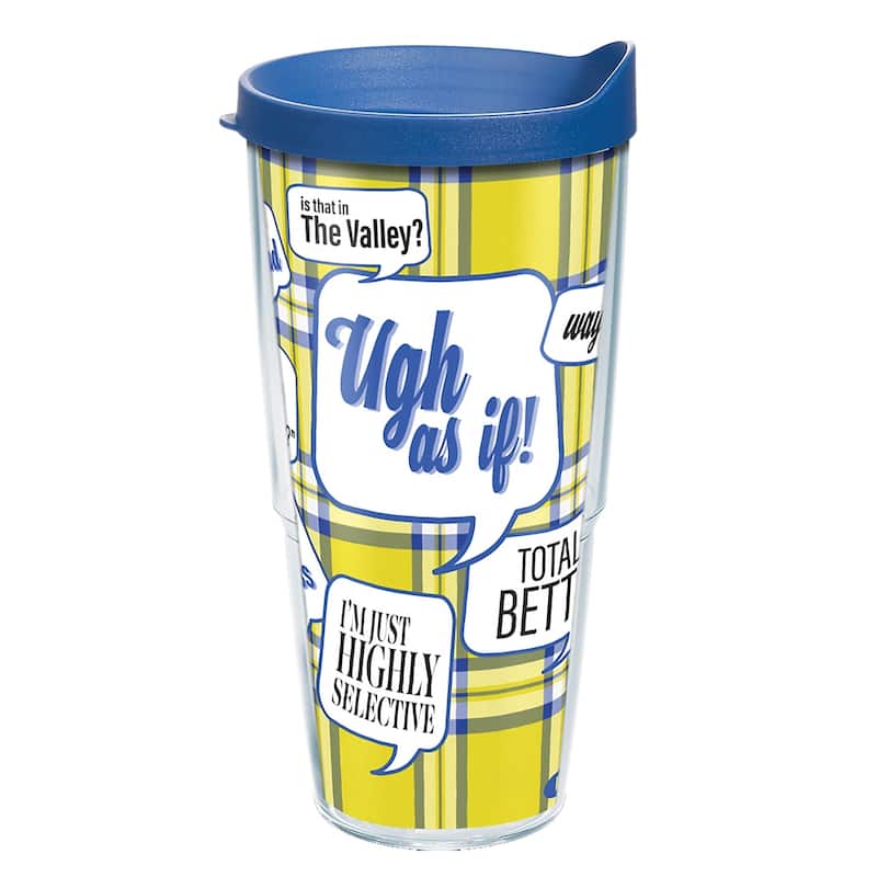 Tervis Clueless Collage Made in USA Double Walled Insulated Travel Tumbler, Classic - 24oz