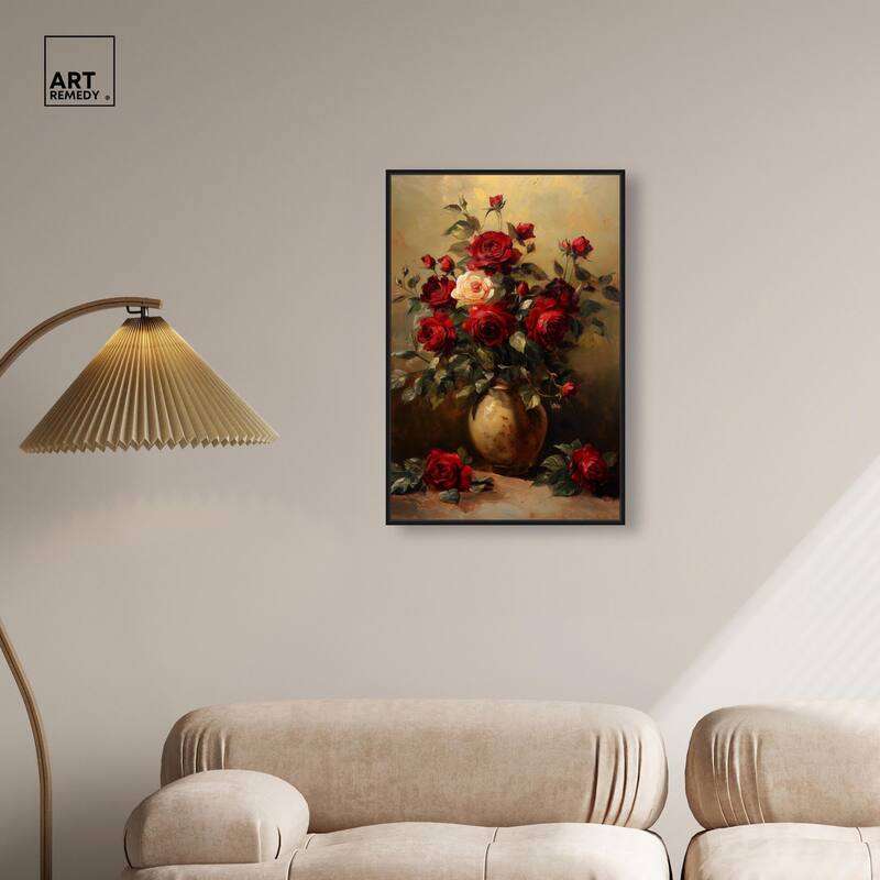 Lavish Lily Lament Canvas by Art Remedy