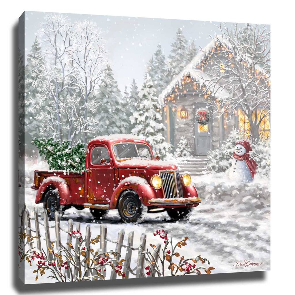 10" White and Red Special Delivery Wall Art Decor