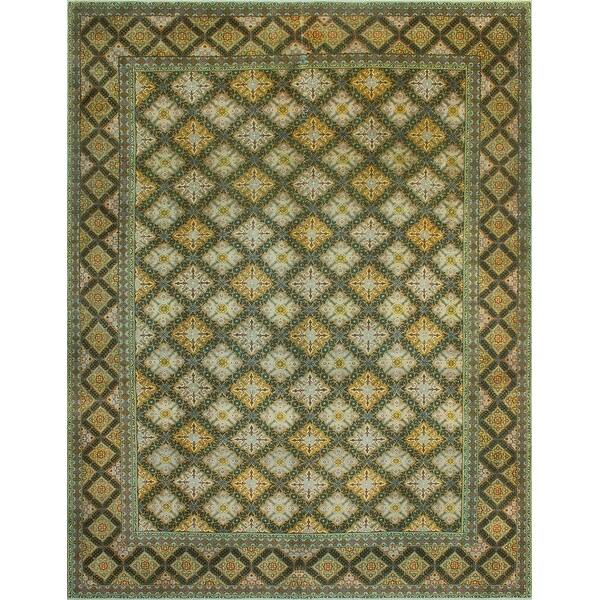 Fine Vintage Distressed Cindy Brown/Beige Rug 9'8" x 13'2" Bed Bath & Beyond 40023428