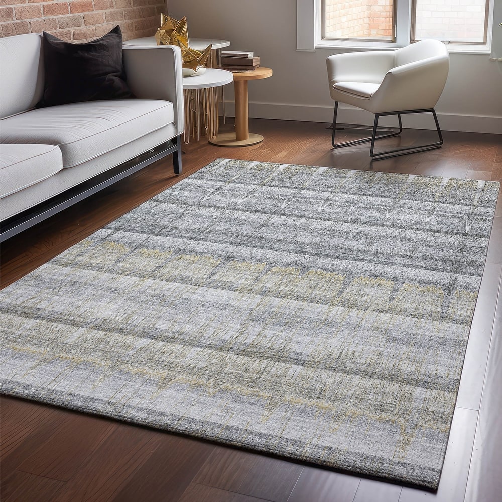 Premium Washable Super Soft Contemporary Melt Mayfield Rug