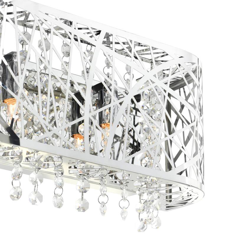 Eternity 6 Light 32in Chrome Vanity Light