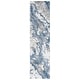 preview thumbnail 28 of 84, SAFAVIEH Horizon Shag Mukades Abstract 2.5-inch Thick Rug 2' x 11' Runner - Grey/Blue - Runner