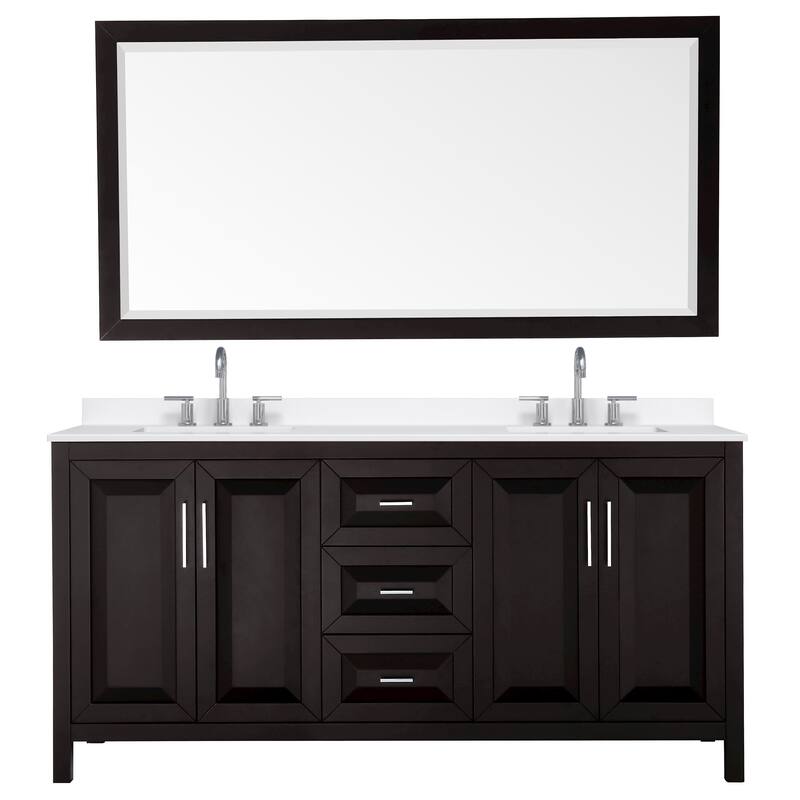 Wyndham Collection WCV252572D-QTZ-US3M70 Daria 72" Free Standing