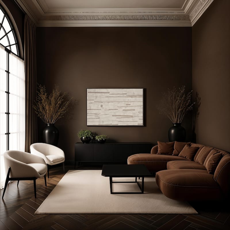 Renwil Sediment 40" H x 60" W Canvas Art