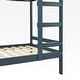 preview thumbnail 10 of 77, Walker Edison Simple Solid Wood Twin Over Twin Bunk Bed
