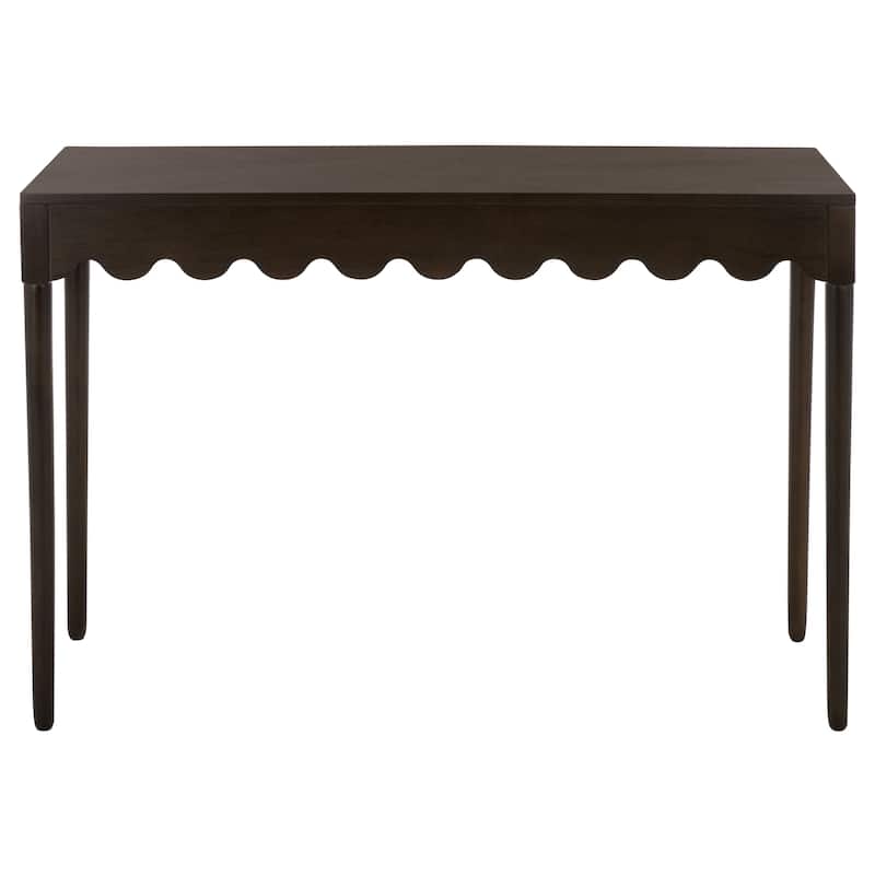 SAFAVIEH Home Neha Console Table - 43"W x 14"D x 30"H - Dark Chocolate