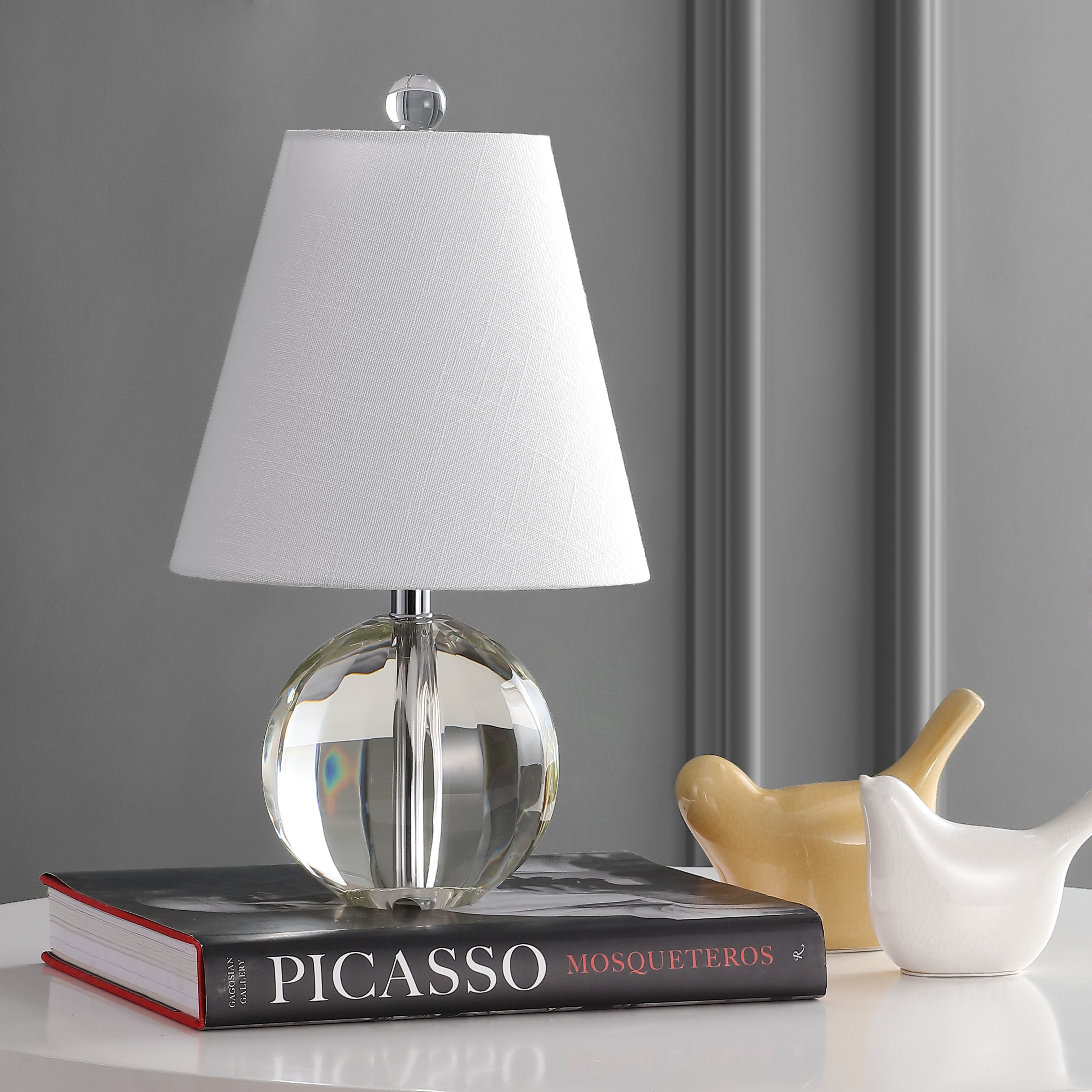 Crystal ball table lamp set cheap
