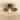Golden Lighting Clemence 1-Light Flush Mount - Dark Rust - Clear Glass